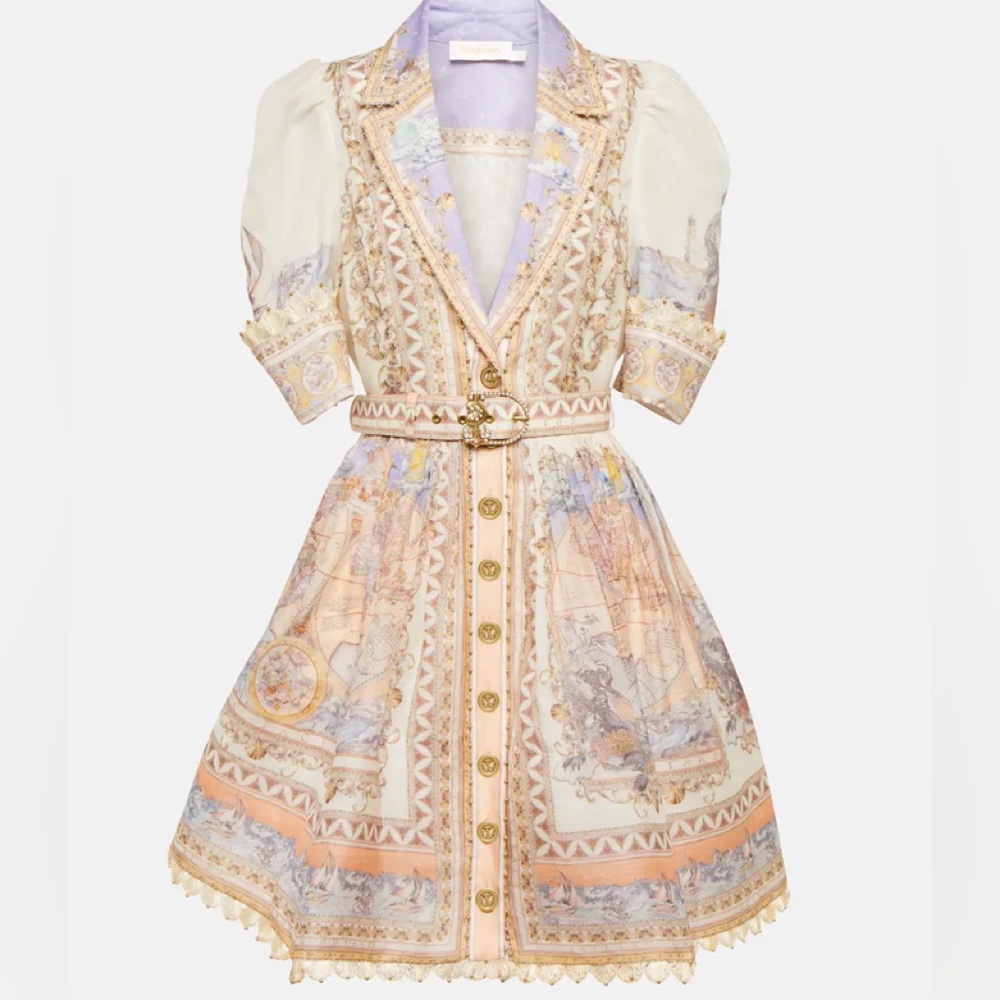 Zimmermann high tide mini dress size 3 $1750